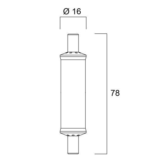 Sylvania ToLEDo Retro R7s 78MM 4.2W 470LM 827 40W helyett LED 
