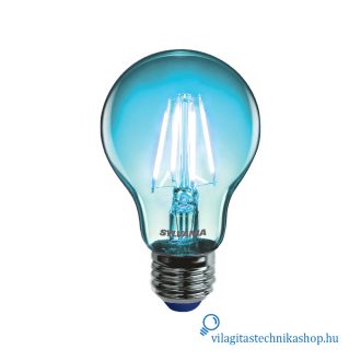   Sylvania ToLEDo Retro Chroma A60 Blue E27 SL 86308 kék normál izzó