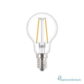   Philips CorePro LEDLuster ND 2-25W P45 E14 827 CL G 40W helyett kisgömb