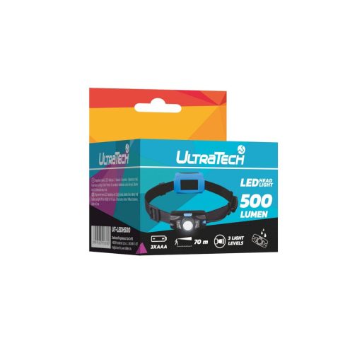 Ultratech LEDH500 LED fejlámpa - 5W, 500lm