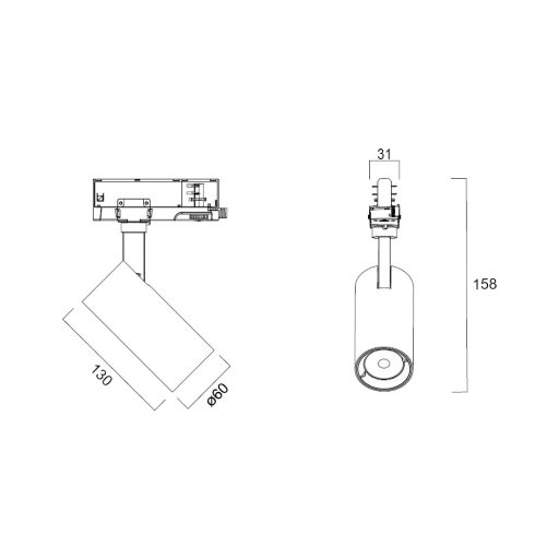 Sylvania Pixo Small 1650LM 940 NB MB WB WHITE spotlámpa