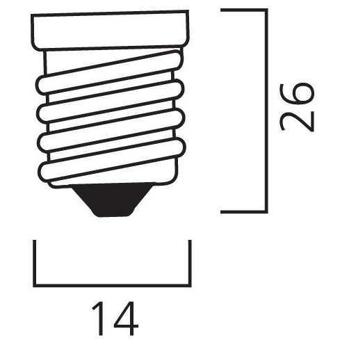 0029206 RefLED R50 V4 470LM 840 E14