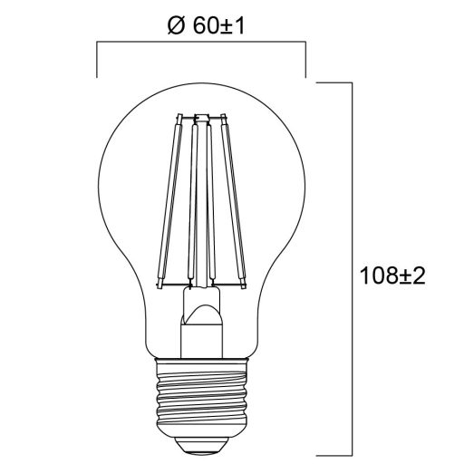 0029331 ToLEDo Retro GLS V5 Clear 1055LM 827 E27