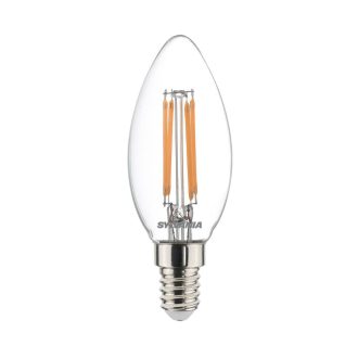 0029373 ToLEDo Retro Candle V5 Clear 470LM 827 E14