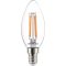 0029373 ToLEDo Retro Candle V5 Clear 470LM 827 E14