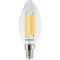 0029376 ToLEDo Retro Candle V5 Clear 806LM 827 E14