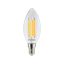 0029376 ToLEDo Retro Candle V5 Clear 806LM 827 E14