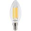 0029376 ToLEDo Retro Candle V5 Clear 806LM 827 E14