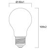 Sylvania ToLEDo Platinum RT GLS ST 840LM 840 E27 SL 60W helyett A kategóriás 5 év