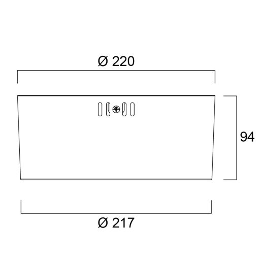Sylvania START Downlight 220 2025lm 840 Surface Felületre szerelhető LED lámpa