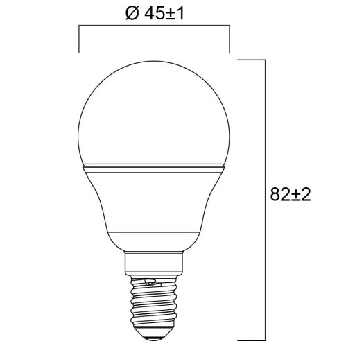0030861 ToLEDo Ball 250LM 827 E14