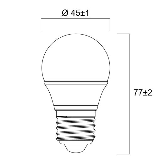 0030868 ToLEDo Ball 470LM 840 E27