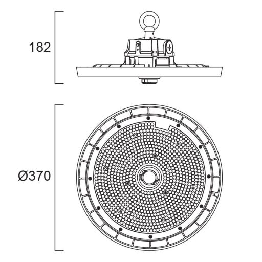 0039118 Granit IP65 0-10V 20000-33000LM 840 Wide Beam Z18