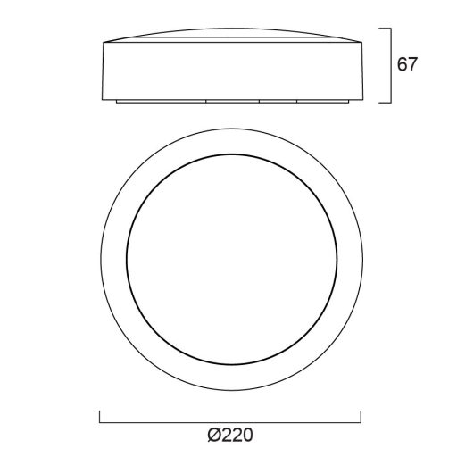 0040050 Novella IP66 720-1525 830/840 Black