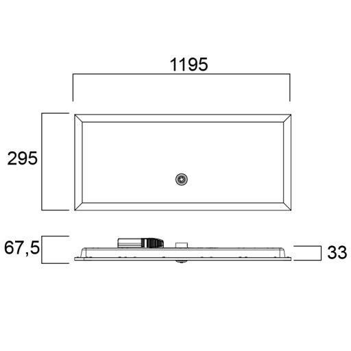 Sylvania START Panel UGR19 1200x300 3600Lm 830 SSA03