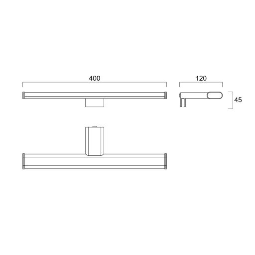 0043213 SylMirror LED Slim IP44 NW