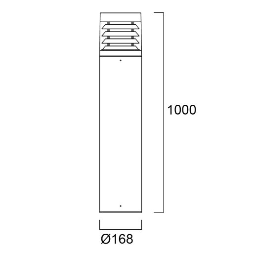 Sylvania START Bollard IP65 1100lm 830/840 Greyi kültéri LED álló lámpa