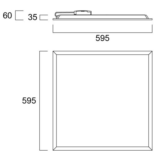 0048088 START eco Panel 600X600 4200LM 840