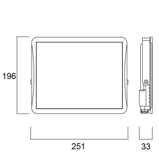 0050173 START Flood IP65 10000LM 865 Black