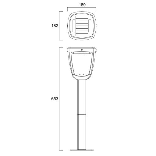Sylvania YH SOLAR BOLLARD LANTERN szolár kültéri lámpa