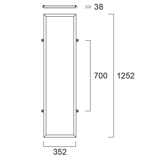 Sylvania 0062319 Plasterboard Frame 1200X300 keret