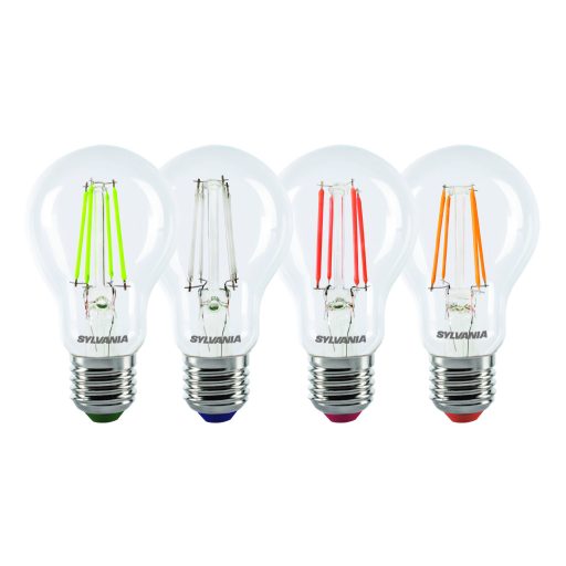 0086310 ToLEDo Retro Chroma A60 Green/Blue/Red/Orange E27 4-Pack