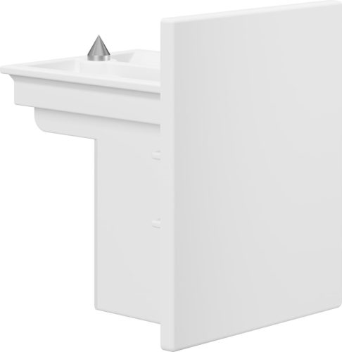 Sylvania ONETRACK zárókupak rögzítőcsavarral, fehér (9004/W)