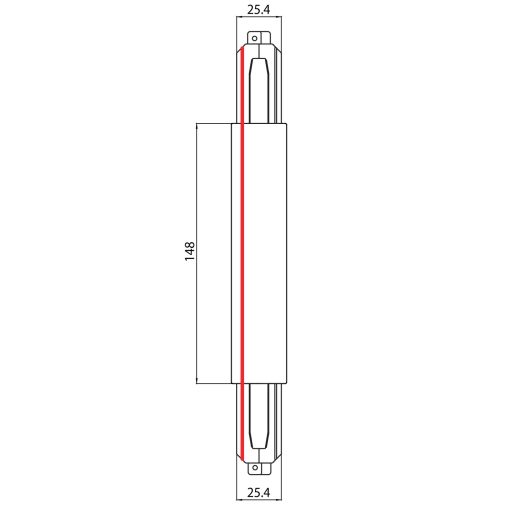 Sylvania ONETRACK középső betápláló csatlakozó, fehér (9010/W)