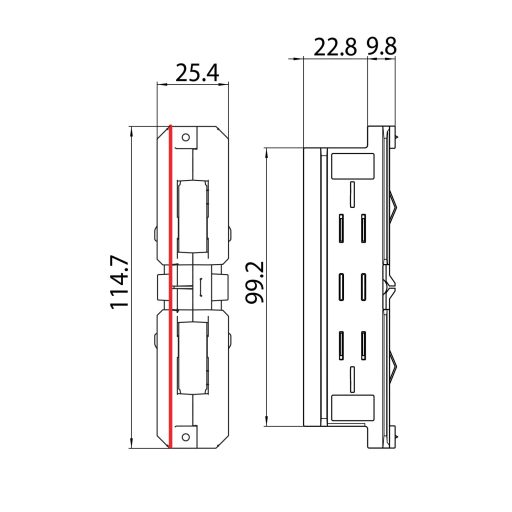 Sylvania ONETRACK 3-fázisú egyenes csatlakozó, fehér (9003-4/W)
