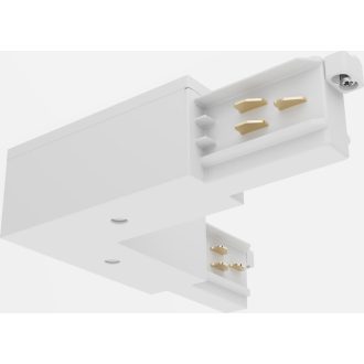   Sylvania ONETRACK L-FEED CONNECT OUT WHITE 9012/W L betápláló csatlakozó (külső oldali polaritásbordával)