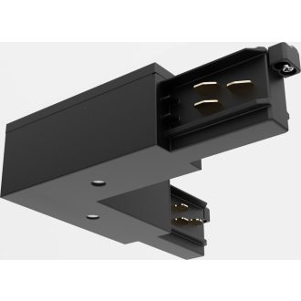   Sylvania ONETRACK L-FEED CONNECT OUT BLACK 9012/B L betápláló csatlakozó (külső oldali polaritásbordával)