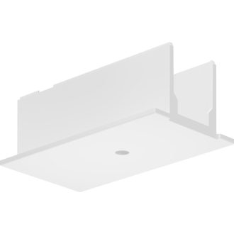   Sylvania ONETRACK REC COVER END FEED S-9001-R/6-W süllyesztett takaróelem végbetáplálóhoz