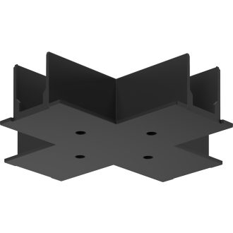   Sylvania ONETRACK REC COVER X-FEED S-9017-R/6-B süllyesztett takaróelem X betápláló csatlakozóhoz