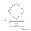 Sylvania START eco Downlight 195 2100lm 840 süllyeszthető LED panel